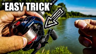 How to Remove a Backlash FAST BAITCASTER TIP [upl. by Nievelt812]