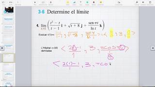 Límites de Funciones Vectoriales [upl. by Anilorak]