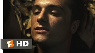 The Hunger Games Catching Fire 812 Movie CLIP  Peeta Hits the Forcefield 2013 HD [upl. by Lipski]