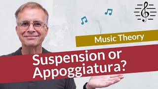 Suspension or Appoggiatura  Music Theory [upl. by Ayihsa]