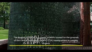 The Mystery of the Kryptos Sculpture at the CIA Headquarters [upl. by Burrton]