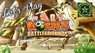 Lets Play  Worms Battlegrounds [upl. by Annonyw]