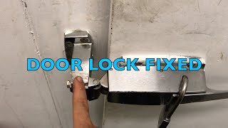 WALK IN COOLER DOOR LOCK FIXED [upl. by Alimrahs]