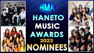 NOMINEES  Hanteo Music Awards 2023   2023 한터뮤직어워즈 수상자 전원 [upl. by Silin]