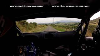 Down rally 2018Meirion EvansJonathan JacksonFiesta R5Onboard [upl. by Adiesirb]