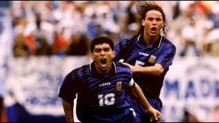 Diego Maradona vs Greece WORLD CUP 1994 [upl. by Lebbie]