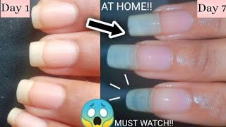 How to grow Nails FAST at Home in Just 7 days 😱  Tips to grow Nails Fast 😱 [upl. by Ubana]