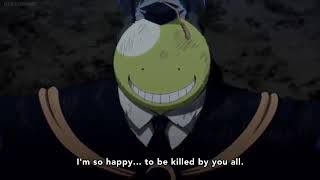 Koro Sensei Death Japanese sub [upl. by Kerekes]