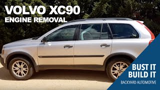 How to remove a Volvo XC90 motor and transmission at home [upl. by Adam]