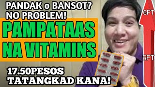 PARAAN UPANG TUMANGKAD NG MABILIS BEST SUPPLEMENT PAMPATANGKAD IN THE PHILIPPINES  tangkad sagad [upl. by Melvin]