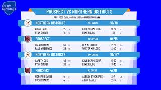 Prospect v Northern Districts [upl. by Rexer]