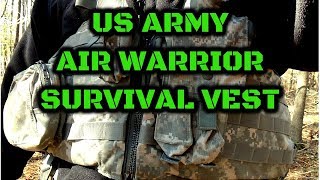 AIR WARRIOR SURVIVAL VEST  US ARMY [upl. by Darya]