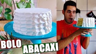 BOLO DE ABACAXI PARA ANIVERSÁRIO FÁCIL E DELICIOSO  Menino Prendado [upl. by Ocsinarf]