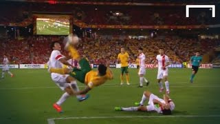 Tim Cahill scores bicycle kick for Australia [upl. by Remoh]