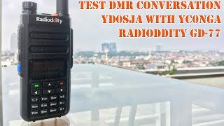 HAM Radio Test DMR Conversation with Radioddity GD77 [upl. by Addison]