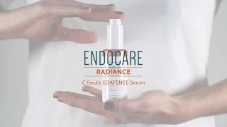 Cómo utilizar ENDOCARE RADIANCE C Ferulic EDAFENCE Serum [upl. by Laubin593]