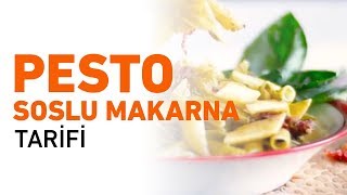 Pesto Soslu Makarna Tarifi  Petso Soslu Makarna Nasıl Yapılır [upl. by Ardnosal]