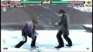 Tekken 6 BR  Jack6 vs Law Lars vs Miguel Kuma vs Lars [upl. by Anaizit]