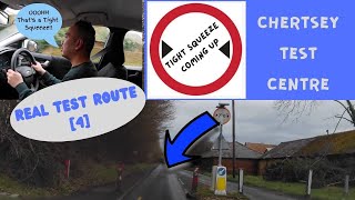 Chertsey Driving Test Centre  REAL Test Route 4  Full Commentary [upl. by Audley677]