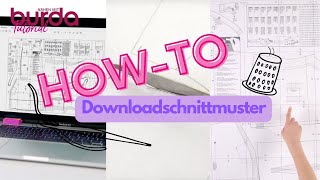 Nähen mit burda HowTo burda style Downloadschnitt [upl. by Catherina416]