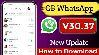 GB Whatsapp New Version Kaise Download kare 2024 How to Download GB Whatsapp New Version 2024 [upl. by Kere159]