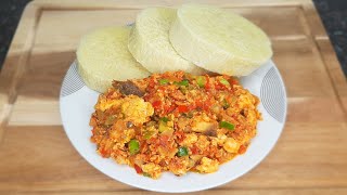 Perfect Egg Stew With Boiled Yam  Delicious [upl. by Aziza]