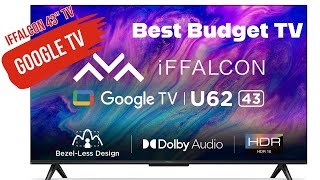 iFFALCON 43 inches 4K Ultra HD Smart LED Google TV iFF43U62 60 Hertz  24 Watts Dolby Audio [upl. by Feodor]