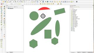 Shape Digitizing Toolbar in QGIS example usage [upl. by Coats]