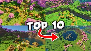 Top 10 VILLAGE SEEDS For Minecraft 120 [upl. by Siraved]