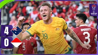 Full Match  AFC ASIAN CUP QATAR 2023™  Round of 16  Australia vs Indonesia [upl. by Danita]