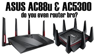 Asus AC5300 amp AC88u Wireless Router Review [upl. by Enytnoel]