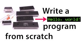 “Hello world” from scratch on a 6502 — Part 1 [upl. by Tacita944]