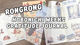 Hobonichi Weeks  Plan With Me  Gratitude [upl. by Aikel]