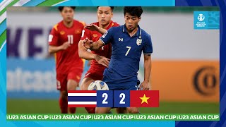 AFCU23  Group C  Thailand 2  2 Vietnam [upl. by Haidabez]