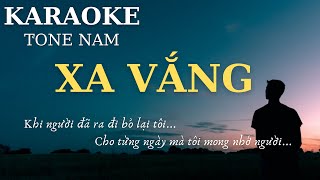 Karaoke Xa Váº¯ng  Tone Nam  Live Music 14 [upl. by Notelrahc]