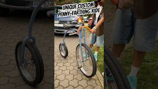 Unique Custom PennyFarthing Ride With Four Tires shorts bikelife [upl. by Kylander]