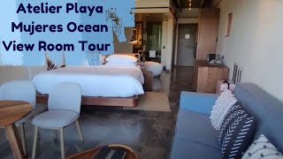 Atelier Playa Mujeres Junior Suite Ocean View Room Tour Rm 2244 [upl. by Corron252]