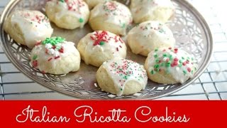 Italian Ricotta Christmas Cookies [upl. by Nitnerb]