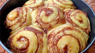 CINNAMON ROLLS without oven [upl. by Gittle905]