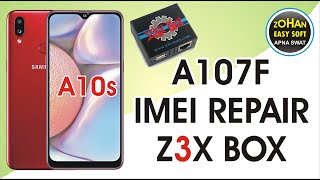 How to repair SM A107F U8 IMEI Repair by Z3X Box CM2 amp Miracle Box  A10S IMEI REPAIR Z3X BOX [upl. by Estas]