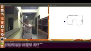 Kinect HandTracking with Python  OpenNIPyOpenNI  OpenCV [upl. by Eugeniusz]