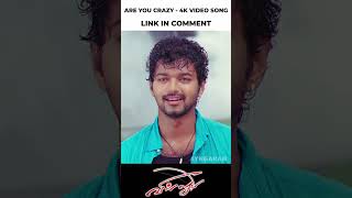 Are You Crazy Extended Version  4K Video Promo  Villu  Vijay  Nayanthara  Devi Sri Prasad [upl. by Aiela]