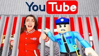 SCAPPA DALLA PRIGIONE DI YOUTUBEESCAPE ROOM YOUTUBE ROBLOX [upl. by Airakaz]