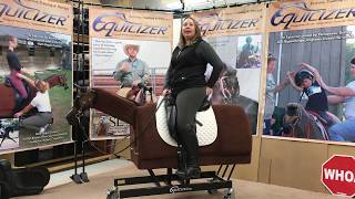 English Riding Equestrian Exercise Tips Using the Equicizer by Kate [upl. by Nauqas101]