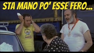 Carlo Verdone 🎬 Mario Brega 🎬 Sta mano po esse Fero e po esse Piuma 🤣😄 [upl. by Ruff986]