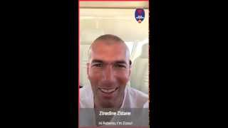 Zidanes message to Roberto Carlos [upl. by Rosel]