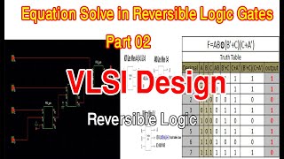 Reversible Logic Design Part05  Using Fredkin amp Toffoli Gates  VLSI Design  Reversible Computing [upl. by Romina]