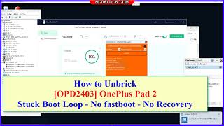 How to unbrick OnePlus Pad 2 OPD2403 Stuck Boot Loop  No fastboot  OnePlus Pad 2 OPD2403 Unbrick [upl. by Scarlett]