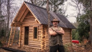 How to Build a Cheap Off Grid Log Cabin Ep1  Buying Logs Chink and Daub Pine Tar [upl. by Nowaj]