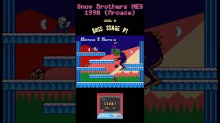 Snow Brothers NES 1990 Arcade LEVEL 10 Part 1 [upl. by Thrift469]